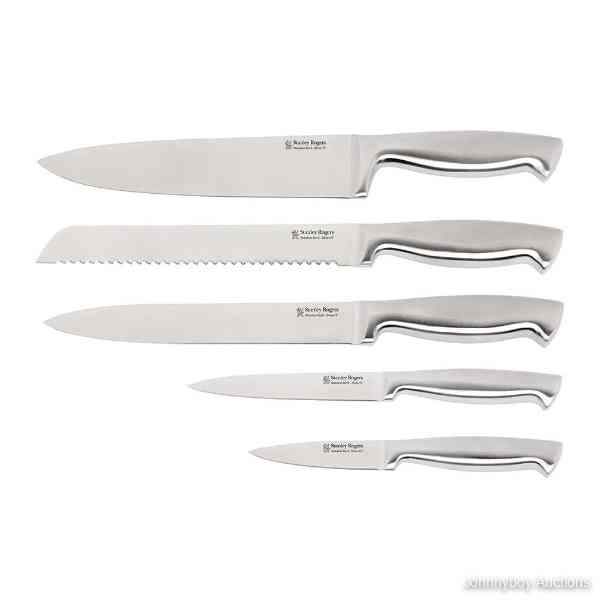 Stanley Rogers White & Steel 6 Piece Knife Block <br><br><b style="color: #03236a;">RRP $199.00</b>