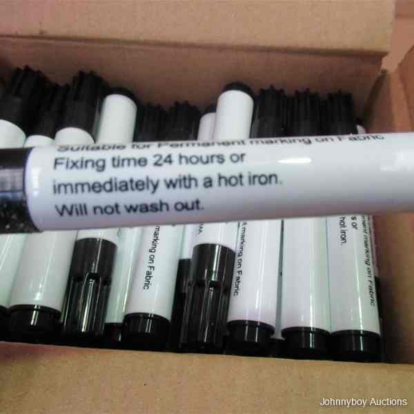 10 x Permanent Fabric Marking Pens