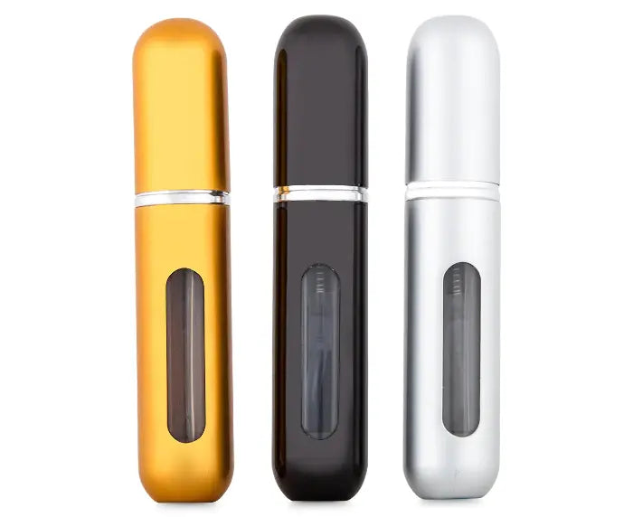 Pocket Perfume Refillable Spray Bottle 5mL<br><b style="color: #03236a;">JBAU1735</b><Br><b style="color: #03236a;">Pack of 3</b>