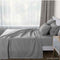 Dreamaker 1000Tc Ultra Soft Flat Sheet Bed Microfibre Slate King Bed
