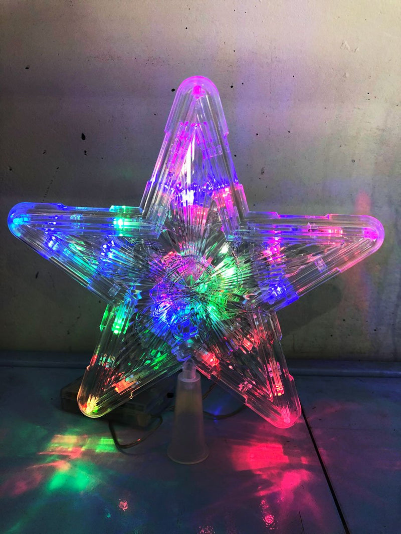 Christmas Tree Light Up Star<br><Br><b style="color: #03236a;">Lights Up</b>