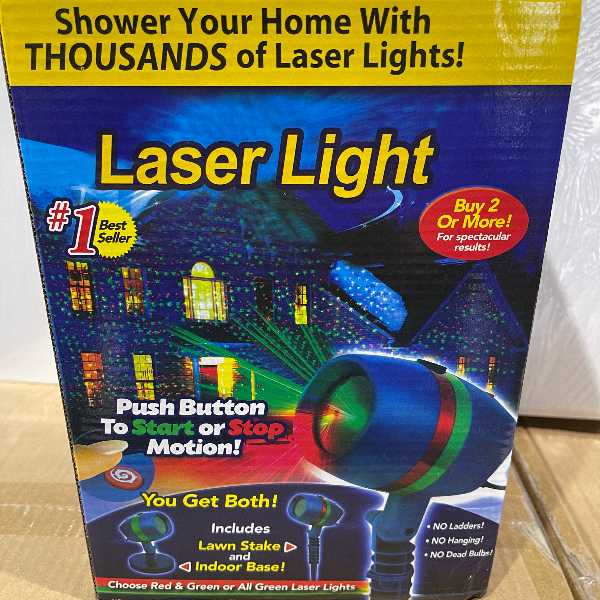 Laser Light Outdoors & Indoor Use Great For Christmas<Br><b style="color: #03236a;">RRP $79.99</b>