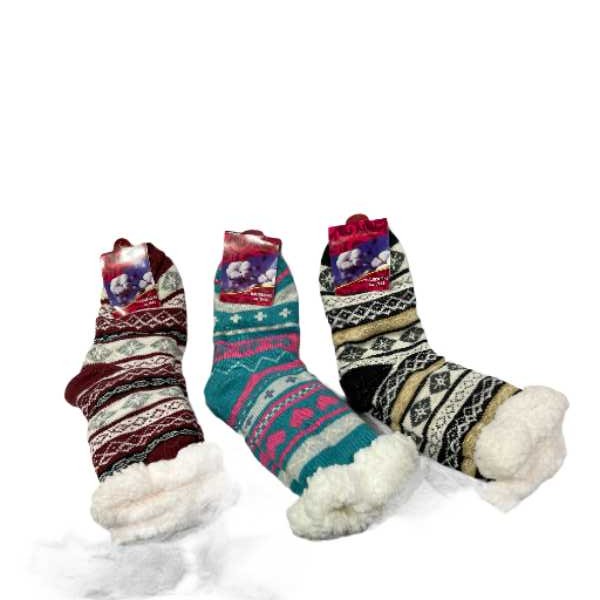 3 x Winter Anti Slip Socks Women<br><br><b style="color: #03236a;">RRP $44.85</b>