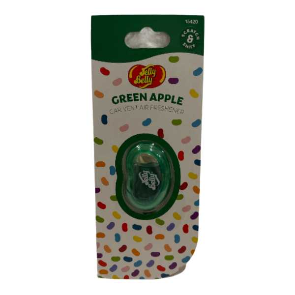 3 x Jelly Belly Apple Car Freshner<br><Br><b style="color: #03236a;">Green Apple</b>