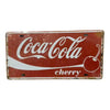 Vintage Style Coca Cola Number Plate<br><Br><b style="color: #03236a;">Tin Sign</b>