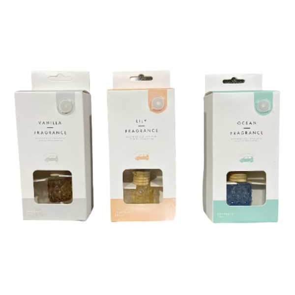 3 x Soothing Car Diffuses<br><Br><b style="color: #03236a;">Beautiful Scents</b>