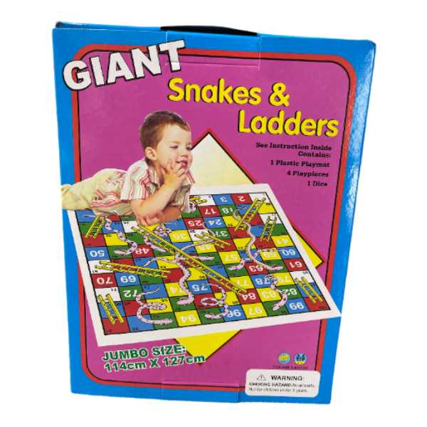 Giant Snake & Ladders<br><Br><b style="color: #03236a;">RRP $ 19.99</b>