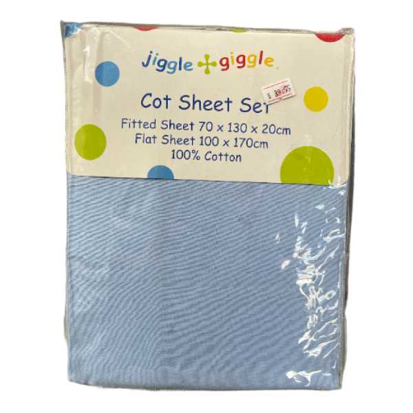 Jiggle & Giggle Cot Sheet Set<br><Br><b style="color: #03236a;">RRP $39.95</b>