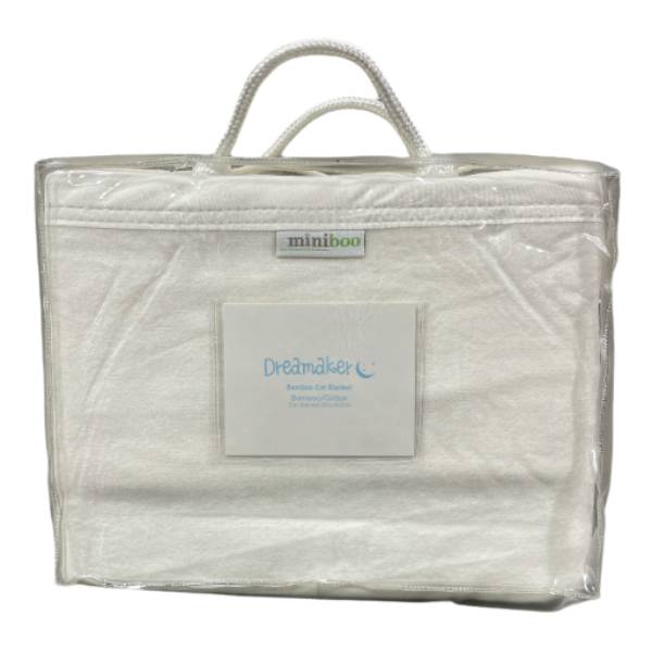 Dreamaker Baby Bamboo/Cotton Blanket White<br><Br><b style="color: #03236a;">RRP $179</b>