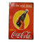 Vintage Style Tin Sign Size A4<br><Br><b style="color: #03236a;">Coca Cola</b>