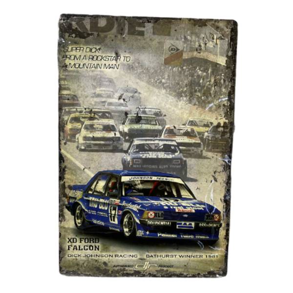 Vintage Style Tin Sign Size A4<br><Br><b style="color: #03236a;">Ford XD</b>