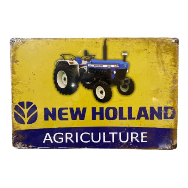 Vintage Style Tin Sign Size A4<br><Br><b style="color: #03236a;">Tractor</b>