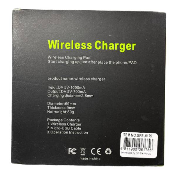 Wireless Mobile Phone Charger<br><Br><b style="color: #03236a;">White</b>