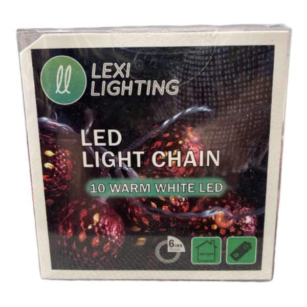 Red LED Light Chain<br><Br><b style="color: #03236a;">LED</b>