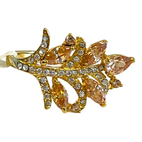 Jewelled Leaf Ring<br><br><b style="color: #03236a;">RRP $129.95</b>