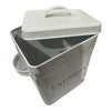 White Laundry Storage Tin