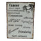 Horoscope Vintage Style A3 Tin Sign<br><Br><b style="color: #03236b;">Cancer</b>