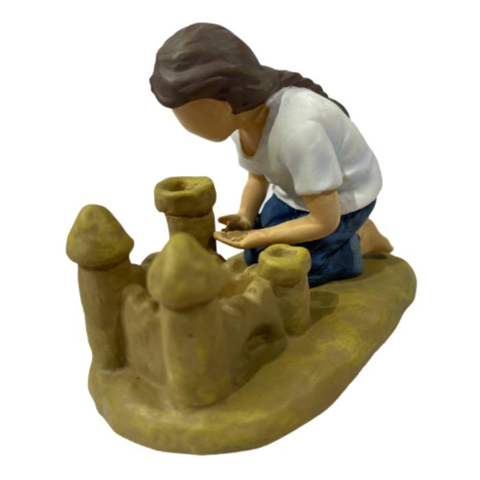Forever In Blue Jeans Sand Castle Figurine<br><br><b style="color: #03236b;">RRP $49.95</b>