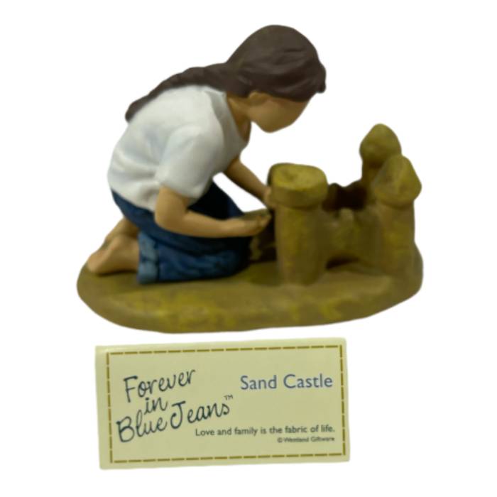 Forever In Blue Jeans Sand Castle Figurine<br><br><b style="color: #03236b;">RRP $49.95</b>