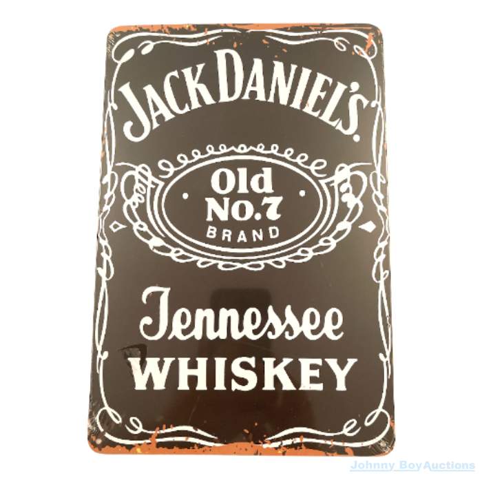 Vintage Style Tin Sign Size A4 <br><Br><b style="color: #03236a;">Jack Daniel's</b>