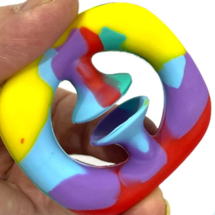 Popping Rainbow Fidget Toy<br><Br><b style="color: #03236b;">Size 60mm</b>