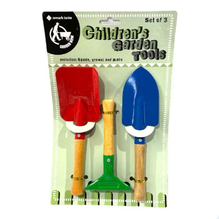 Children's Garden Tools<br><Br><b style="color: #03236b;">Set of 3</b>