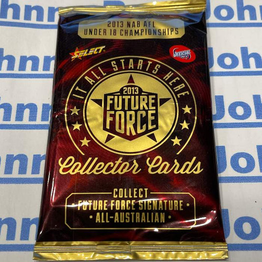 Sealed 2013 AFL Future Force Booster Packet<br><b style="color: #03236a;">3-416</b><br><b style="color: #03236b;">Sealed</b>