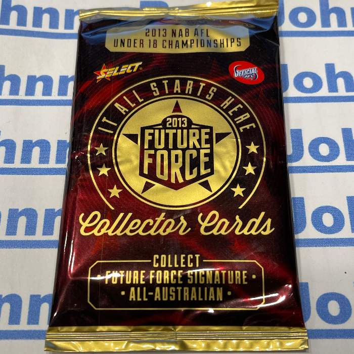Sealed 2013 AFL Future Force Booster Packet<br><Br><b style="color: #03236b;">Sealed</b>