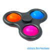 Black Fidget Popping Spinner<br><Br><b style="color: #03236b;">Size 85mm</b>