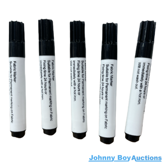 5 x Permanent Markers<br><Br><b style="color: #03236a;">2-153</b><br><br><b style="color: #03236a;">Ideal for Kids Uniforms etc</b>