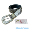 Michel Rene Designer Belt<br><br><b style="color: #03236a;">Size: 36 inches</b>