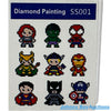 Lot of Diamond Art Stickers<br><br><b style="color: #03236b;">Lot of 9</b>