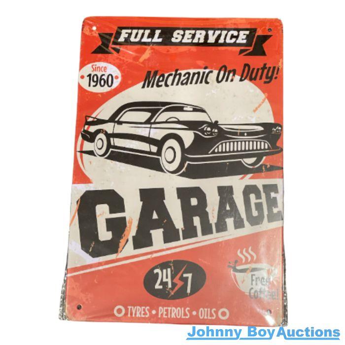 Vintage Style Tin Sign Size A4<br><Br><b style="color: #03236a;">Mechanic</b>