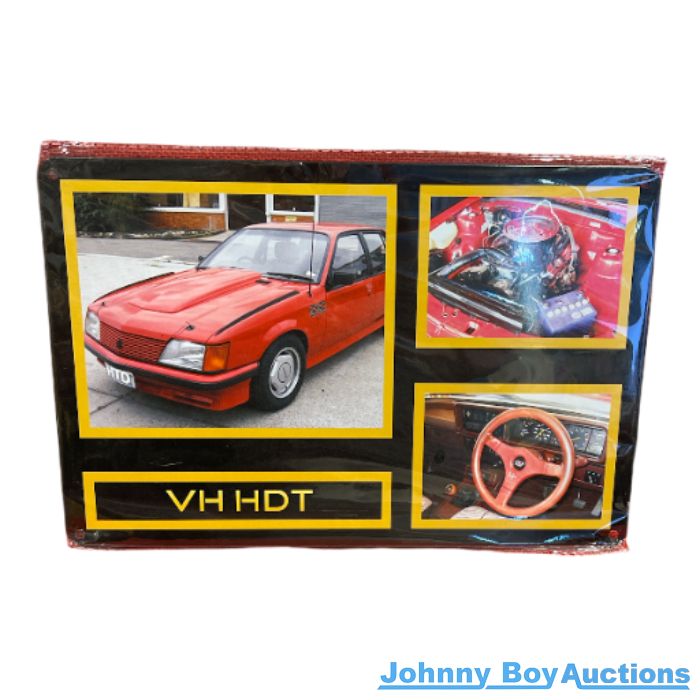 Vintage Style Tin Sign Size A4 <br><Br><b style="color: #03236a;">Holden Commodore</b>