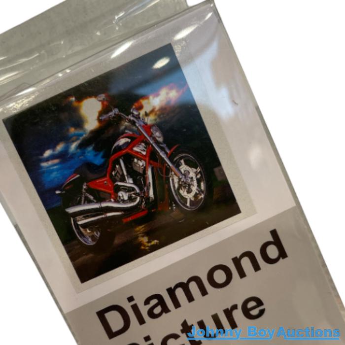 Diamond Art Full Drill 30x30<br><br><b style="color: #03236b;">Motor Bike</b>