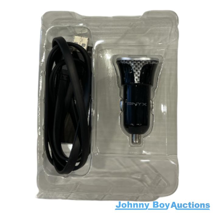 Onyx Dual USB Charger & Cable<br><b style="color: #03236a;">JBAU1135</b><br><b style="color: #03236a;">To Suit iPhones</b>