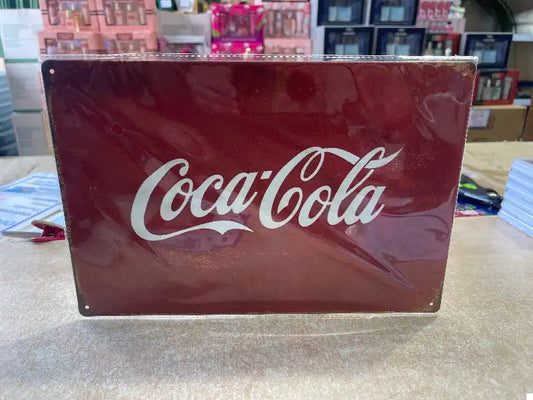 Vintage Style Tin Sign Size A4<br><b style="color: #03236a;">JBAU776</b><Br><b style="color: #03236a;">Coca Cola</b>