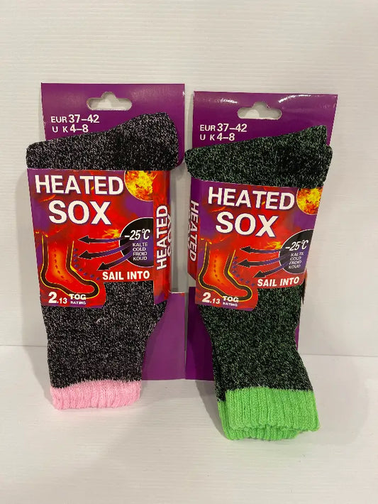 Ladies Heated Socks<br><b style="color: #03236a;">JBAU687</b><br><b style="color: #03236a;">2.13 Tog</b>