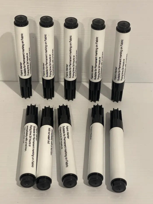 List of 10 Permament Fabric Marker<br><b style="color: #03236a;">JBAU745</b>