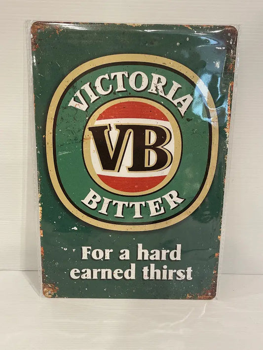 Vintage Style Tin Sign<br><b style="color: #03236a;">JBAU782</b><br><b style="color: #03236a;">VB</b>