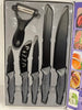 6 Pcs Knife Set (Non-Stick Coating) Anti-bacterial Coated Blades<br><b style="color: #03236a;">JBAU653</b><br><b style="color: #03236a;"> Anti-bacterial</b>