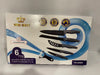 6 Pcs Knife Set (Non-Stick Coating) Anti-bacterial Coated Blades<br><b style="color: #03236a;">JBAU653</b><br><b style="color: #03236a;"> Anti-bacterial</b>