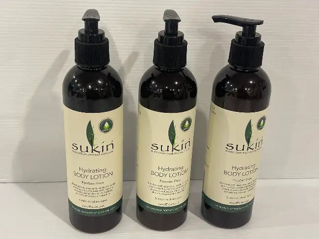 Sukin Hydrating Body Lotions<br><b style="color: #03236a;">JBAU942</b><br><b style="color: #03236a;">Lot of 3</b>