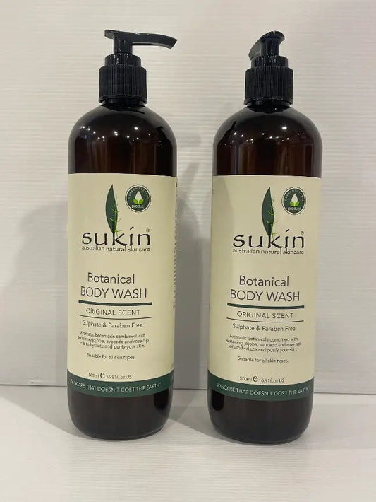 Sukin Botanical Body Wash<br><b style="color: #03236a;">JBAU1345</b><br><b style="color: #03236a;">Lot of 2</b>