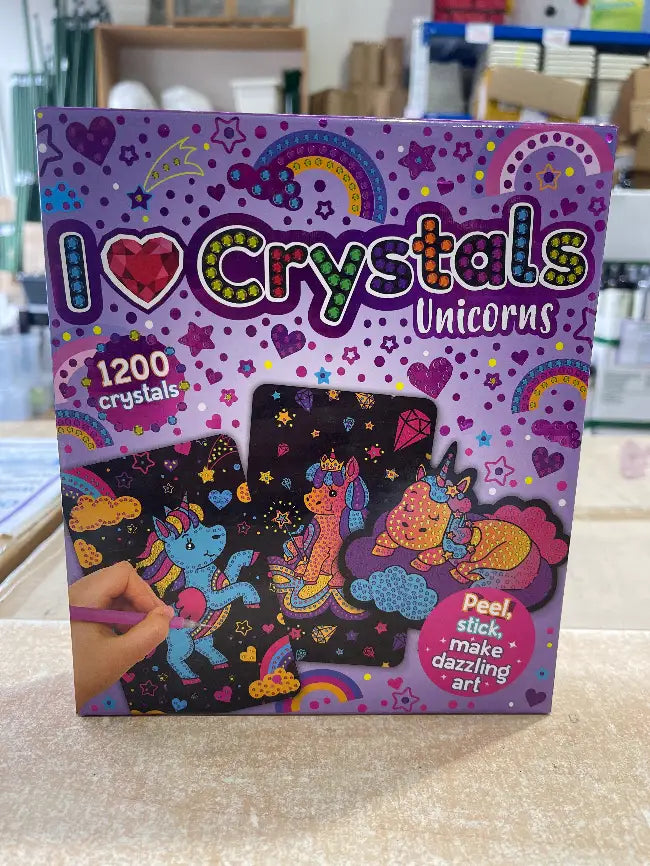 I Love Crystals Unicorns<br><b style="color: #03236a;">JBAU1292</b><br><b style="color: #03236a;">1200 Crystals</b>