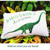 Sequin Reversible Magical Pillow Cover Dinosaurs Discover Green & Silver<br><b style="color: #03236a;">JBAU1567</b><br><b style="color: #03236a;">RRP $49.95</b>