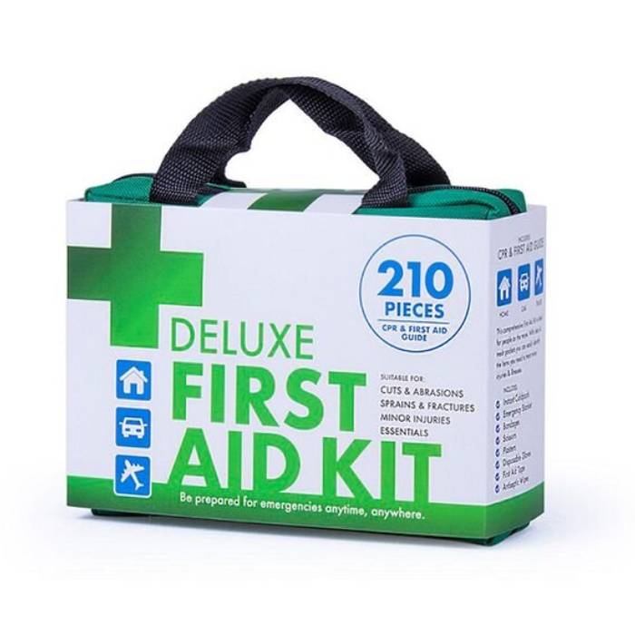 Deluxe First Aid Kit<br><Br><b style="color: #03236a;">210 Piece</b>