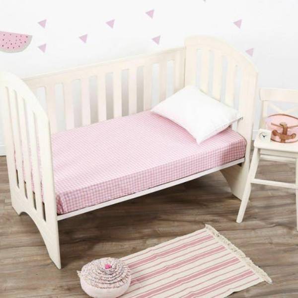 Dreamaker Cot Cot Fitted Sheet Pink Ginger<br><b style="color: #03236a;">RRP $39.95</b>