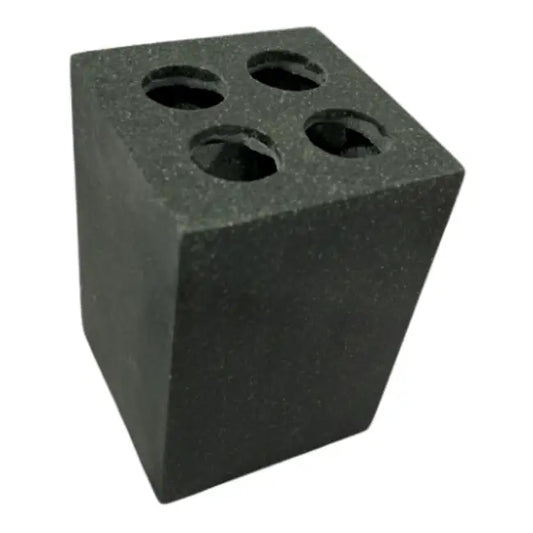 Stone Bathroom Toothbrush Holder Grey/Black<br><b style="color: #03236a;">JBAU1396</b><br><b style="color: #03236a;">RRP $19.99</b>